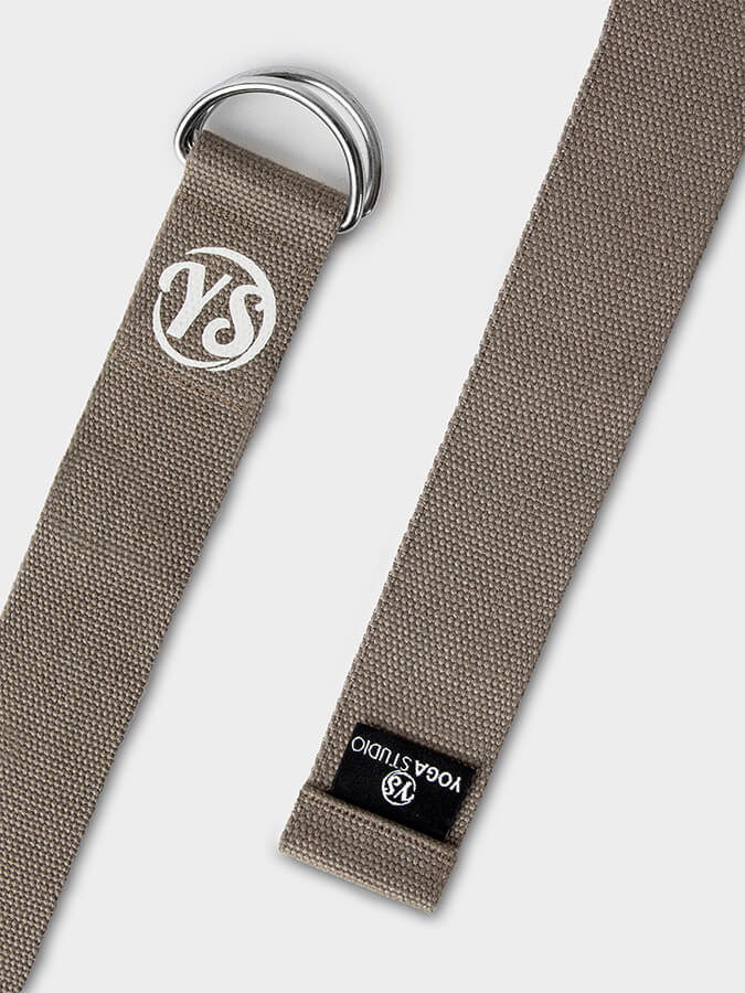GOTS Organic Cotton D-Ring 2.5m Yoga Belt Strap