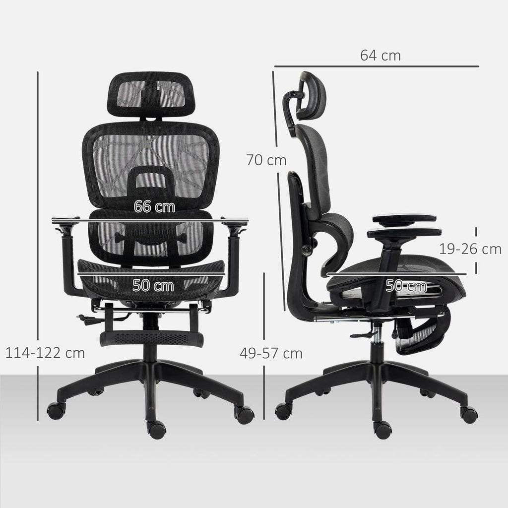 Ergonomic Office Chair Swivel Computer Chair with 3D Armrest