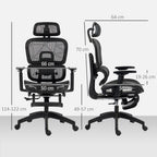 Ergonomic Office Chair Swivel Computer Chair with 3D Armrest