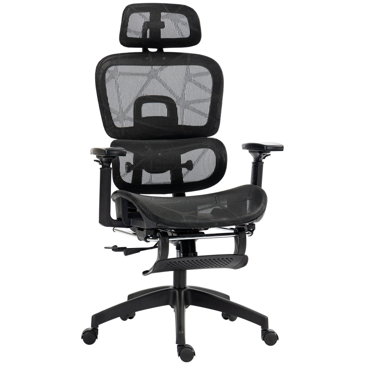 Ergonomic Office Chair Swivel Computer Chair with 3D Armrest Black