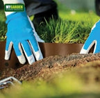 9m Garden Lawn Edging Border Roll Separator - Brown 20cm