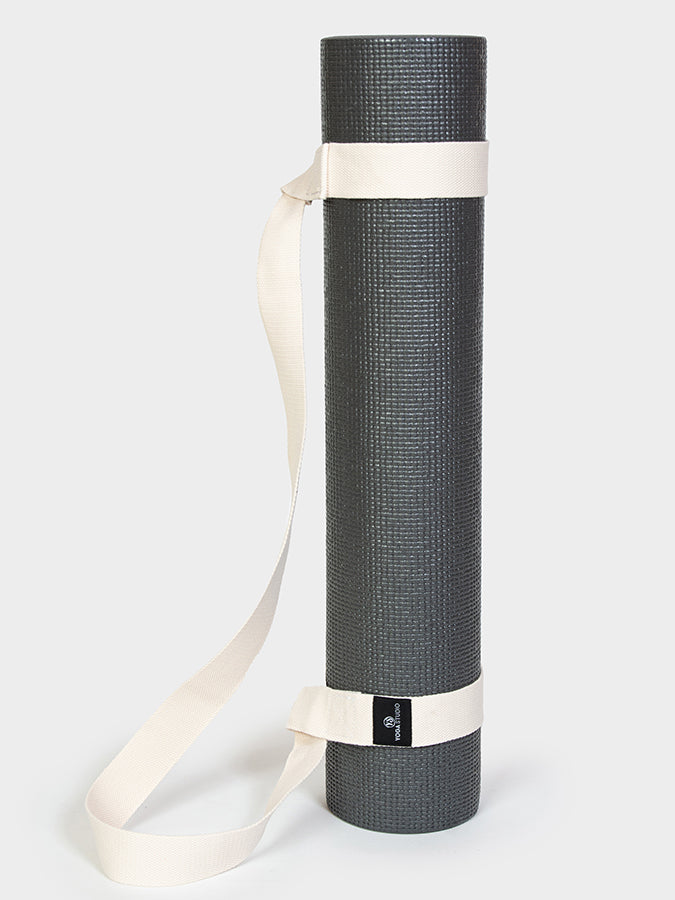 Yoga Studio Organic Cotton Yoga Mat Strap Carrier Ecru