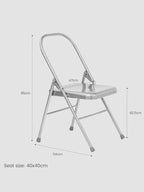 Yoga Studio Folding Yoga Chair With Front Bar