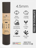 Oeko-Tex Sticky Yoga Mat 4.5mm