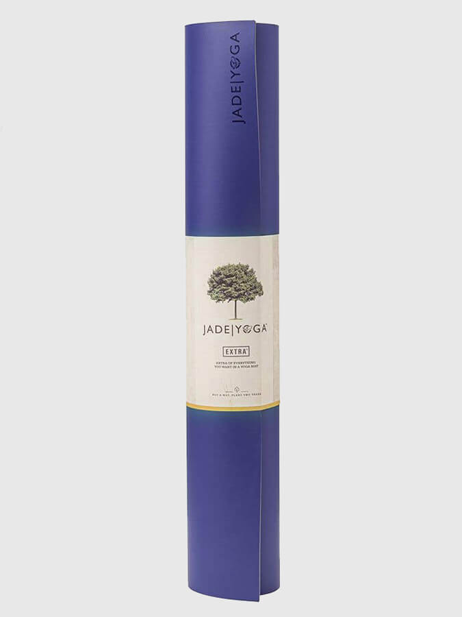 Jade Yoga Extra Yoga Mat 4.5mm Jade Sapphire Blue