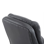 Office Chair, Computer Desk Chair, Mid Back Executive Chair with Adjustable Height and Swivel Rolling Wheels for Home Study, Black