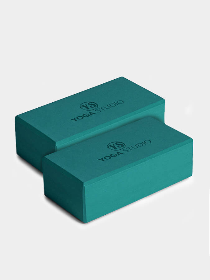 Yoga Studio EVA Yoga Brick Twin Pack Teal