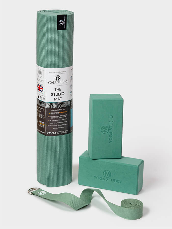 Yoga Studio Oeko-Tex Starter Yoga Set Sage Green