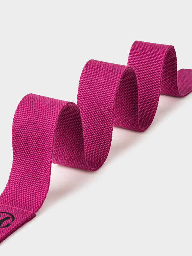 GOTS Organic Cotton D-Ring 2.5m Yoga Belt Strap
