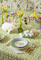 Yellow Trim Placemats - Set of 4