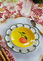 Yellow Trim Placemats - Set of 4