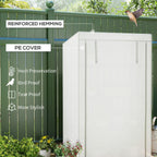 4 Tier Lean-to Mini Greenhouse with Reinforced PE Cover