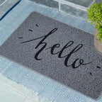 Hello Print PVC Spaghetti Looper Doormat 75x44cm