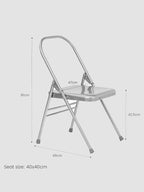 Yoga Studio Folding Yoga Chair No Front Bar