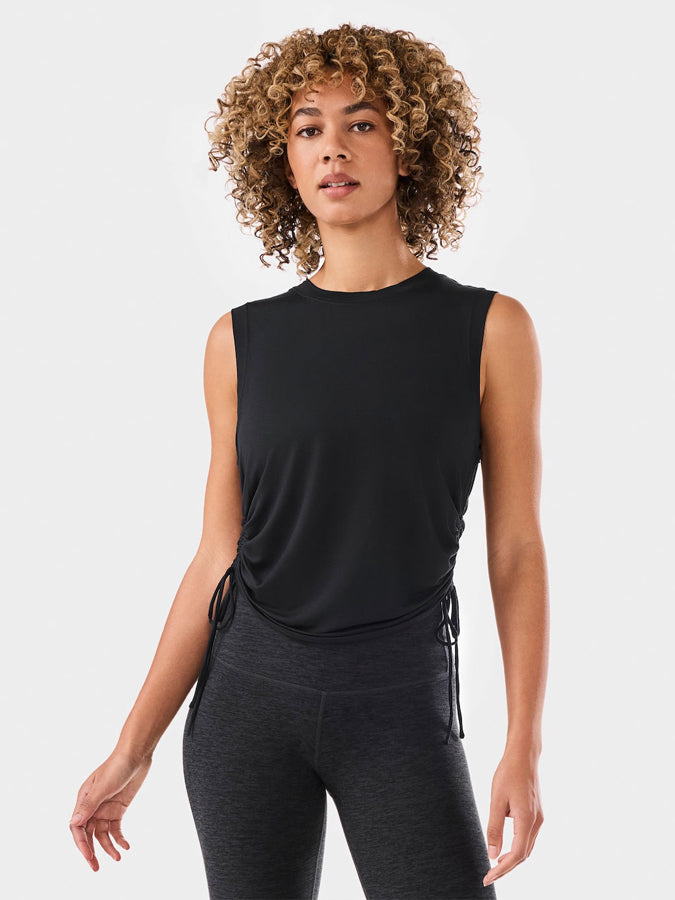 Tavi Crop Side Tie Women's Tank Top