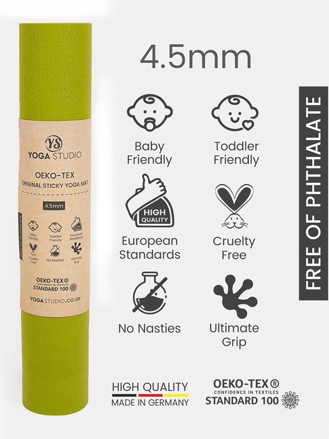Oeko-Tex Sticky Yoga Mat 4.5mm