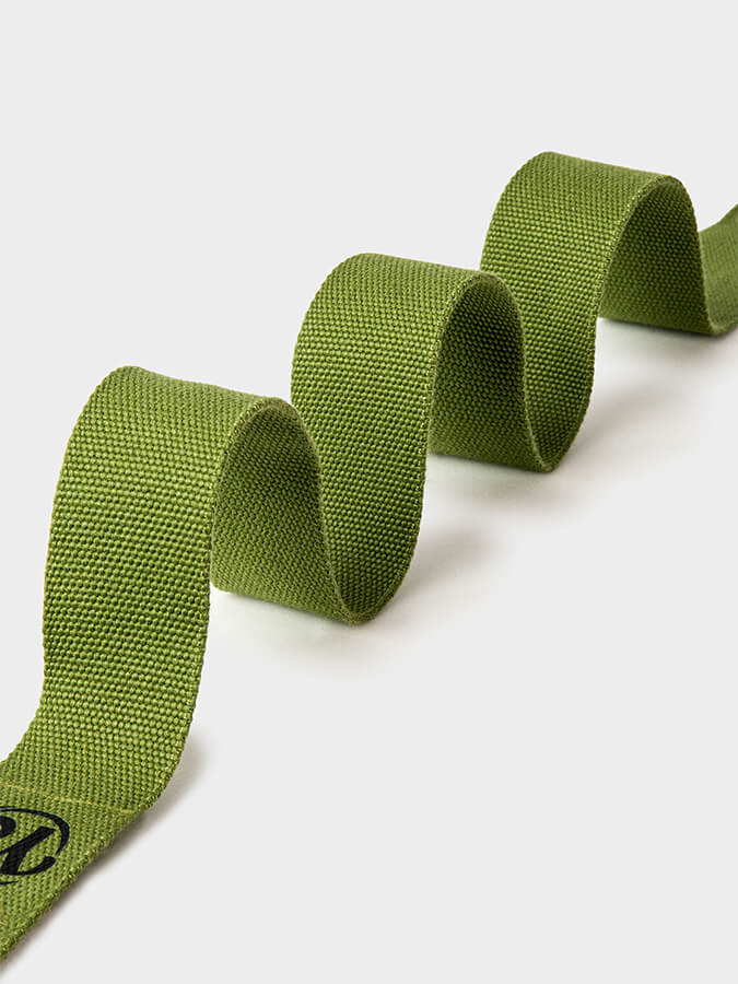 GOTS Organic Cotton D-Ring 2.5m Yoga Belt Strap