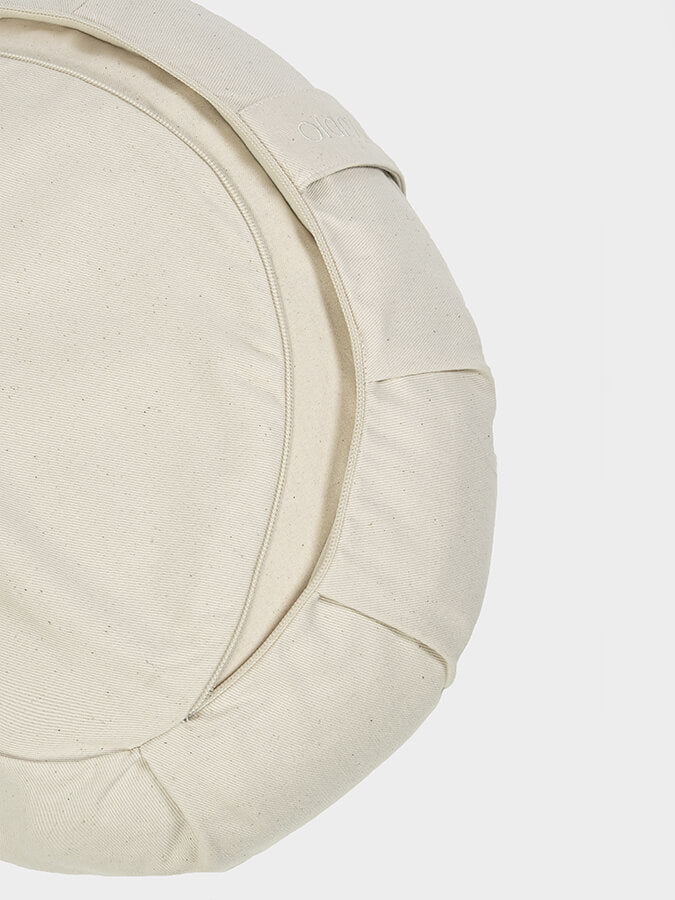 Yoga Studio European Organic Buckwheat Zafu Crescent Cushion